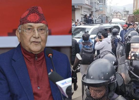 पूर्व प्रधानमन्त्री ओली र पूर्व गृहमन्त्री लेखक पक्राउ